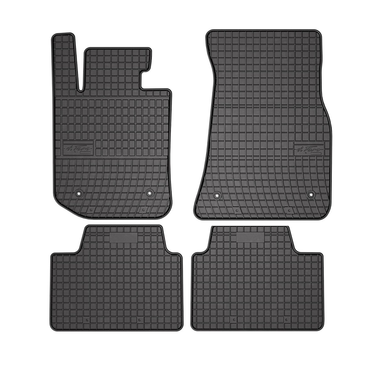BMW 3 SERIES Floor Mats - Omac - Rubber - Black - '19-'25